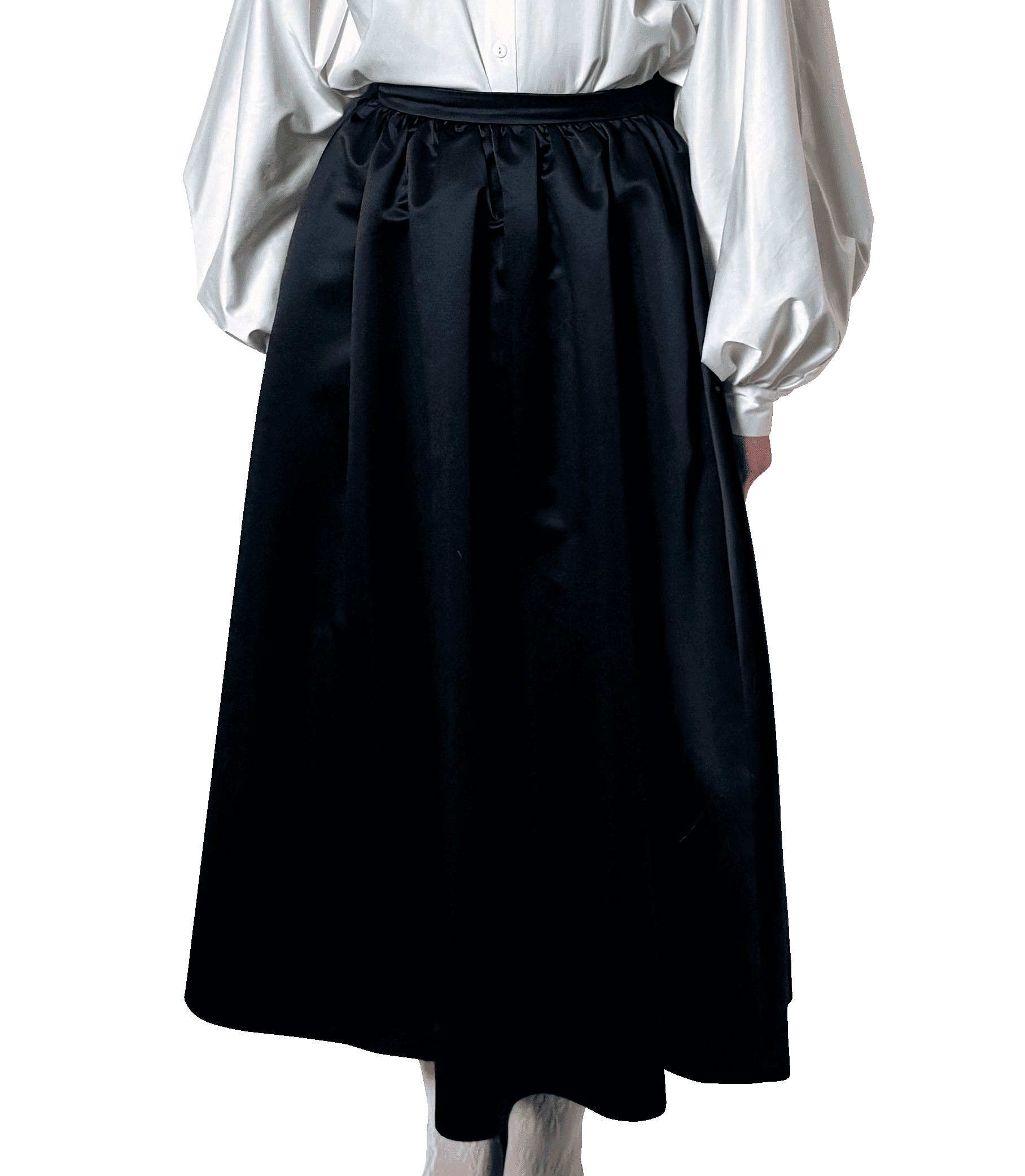 Пышная черная юбка